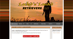 Desktop Screenshot of lockednloadedlabs.com